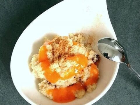 Libuni Hirsebrei mit Marillen