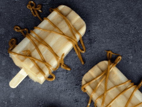 Karamell Eis am Stiel by Melli