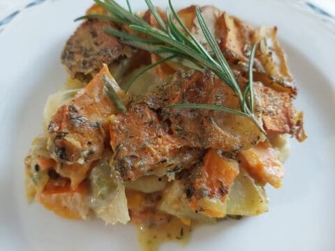 Bild Kuerbis-Kartoffel-Auflauf